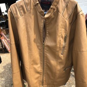 Women’s 3XL fake leather jacket